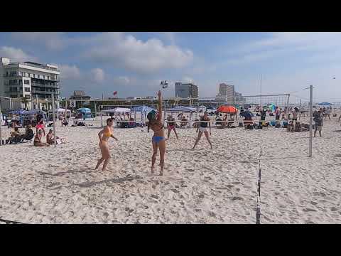 p1440 Futures Tour: Gulf Shores, AL, Feb 25-26 - Round 1 - Dickey/Howell vs Bryant/Schrock - Set 1