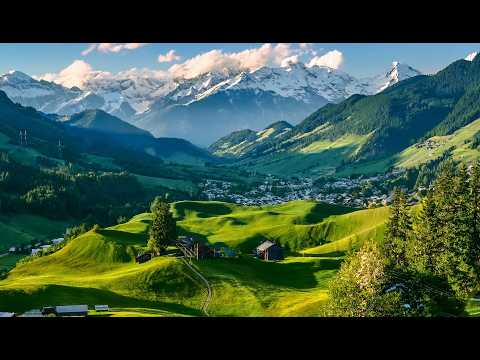 Switzerland Highlands! 🇨🇭 The Beautiful Swiss Valley of Gstaad