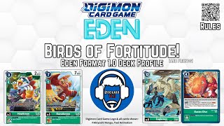 Birds of Fortitude (and Friends) - Digimon Card Game EDEN Format Deck Profile!