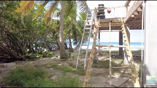 Stairway to heaven Part 1 Cane Bay St Croix Caribbean Shipping Container on Stilt S4E5