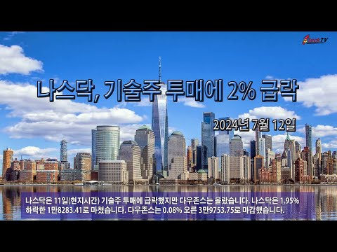 나스닥, 기술주 투매에 2% 가까이 급락