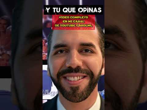 Nayib Bukele: APOYA A MARIA CORINA MACHADO🤯