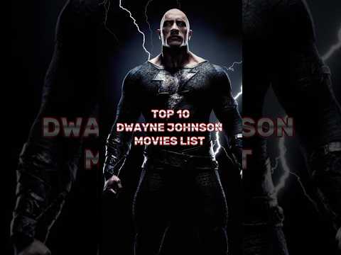 TOP 10 DWAYNE  JOHNSON BEST💯💯 MOVIES LIST_2023 #shorts