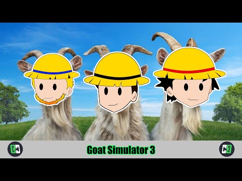 Goat simulator 3 on se bas contre un fermier a la fin on le ba