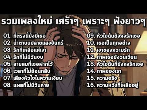 รวมเพลงเศร้าใหม่ ฟังยาวๆ เพราะทุกความรู้สึก