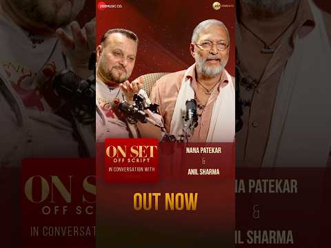 Uncensored! Unapologetic! Unmissable! Nana Patekar & Anil Sharma are going #OnSetOffScript!