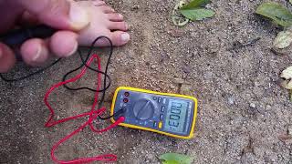 earting (grounding) test 어싱 땅, 콘크리트 전위 테스트 #어싱 #earthing