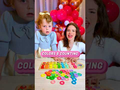 Colors & Counting Game for Toddlers | Educational Activities for Toddlers #shorts