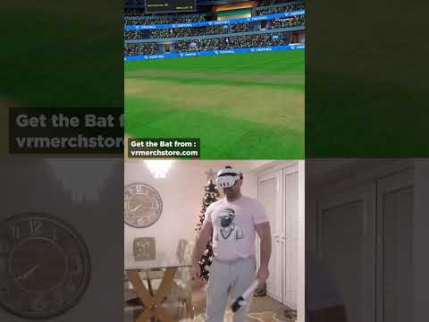 Getting over the top of the bounce and whipping it away for four. #cricket #vrcricket #vrgaming