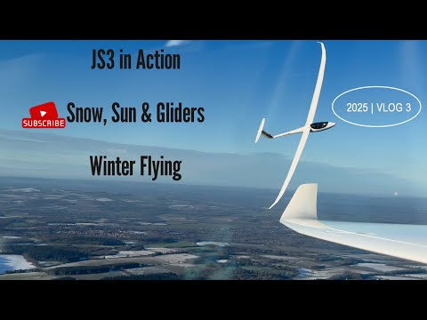 Snow, Sun & Gliders | Winter Flying | JS3 in Action - VLOG 3