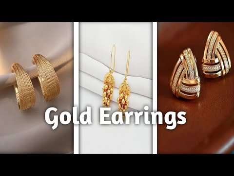 Gold Earrings Designs Collection 2025 | @KushiMaqbool