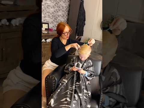 How I Cut My Special Needs Children’s Hair pt1 ✂️💙#HaircutAtHome #HaircutTips #SensoryFriendly