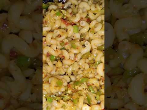 Yummy Vegetable Macaroni 🤤😍 #soyummy #pasta #macaroni #asmr