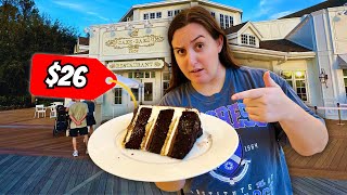 I Paid $26 For Cake at Disney World’s Most Expensive Restaurant- The Cake Bake Shop is FINALLY Open