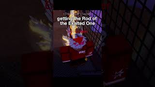 Getting the Rod of the Exalted One in Fisch!! | #fisch #roblox #shorts #thestongestbattlegrounds