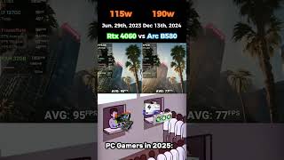 Intel B580 vs Rtx 4060 #pc #pcgaming #pcbuilding #gamingpc #gpu #cpu #benchmark #nvidia #intel