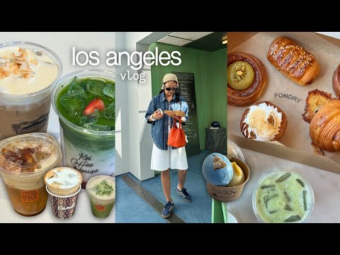 los angeles vlog | trying popular cafes and bakeries, malibu, korean food, shopping, OC restaurants