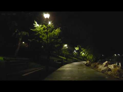 Gentle Sounds of Nature - Sleet Falling in May at Night - 10 Hrs Video with Relaxing Binaural Sounds