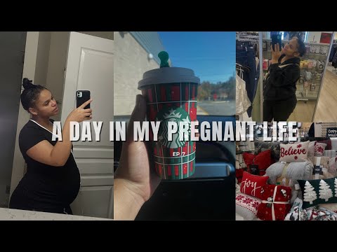 A DAY IN MY PREGNANT LIFE: Ep. 7 -- Dr. Appt @ 36 Weeks + Errands W/ Ricci + Mini Popeyes Mukbang