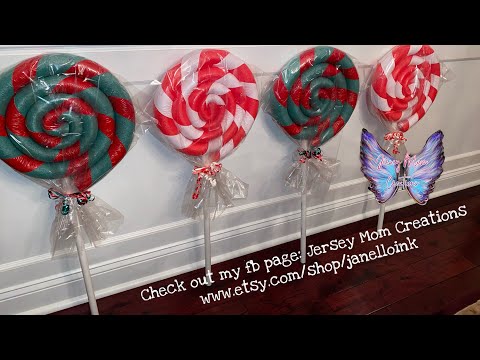 Giant Lollipop - Packing Tape Hack