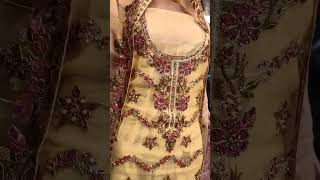 BRIDAL VIP SUIT 🌹 | EMBROIDERY WORK |S.M COLLECTION's#bridal #bridalcollection #bridalsharara #