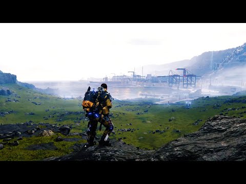 Death Stranding - Capital Knot to Port Knot (rain, hiking, talking, BTs, MULEs, odradek)