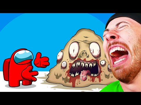 Funniest POU Animations! Crewmates vs Pou Among Us