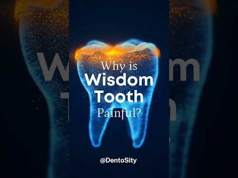 Why does it pain during eruption of wisdom teeth?  @DentoSity  #wisdomteeth #wisdomtoothremoval