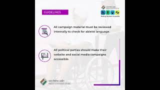 INCLUSIVE VOICES:ECI's guide to political parties for respectful discourse towards (PwDs)