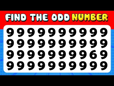 240 Puzzles for GENIUS 🧠 | Find the ODD One Out | Number Quiz 🔢🔢 Easy, Medium, Hard Levels