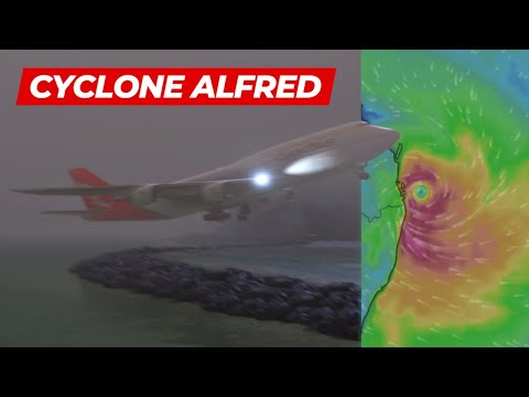 What If An Airliner Flew In Australia's HUGE CYCLONE Alfred?