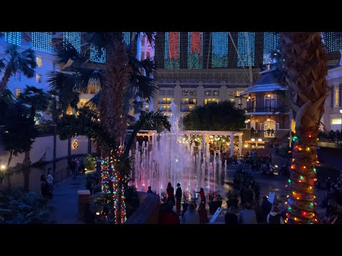 A Water Show in a Hotel - Tour of Delta Atrium at Gaylord Opryland at Christmas