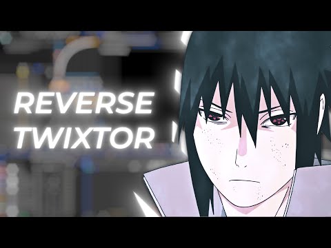 Reverse Twixtor / Twixtor like sanchez - After Effects Tutorial