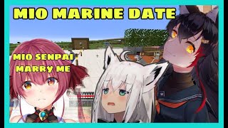 Okami Mio Having Date With Marine n Having Hard Time With Her Marriage Proposal [Hololive/Eng Sub]