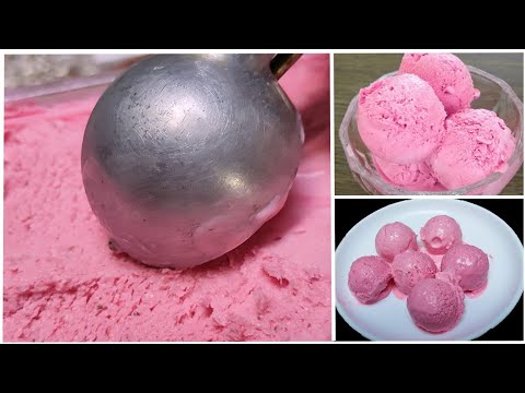 EASY STRAWBERRY ICE-CREAM AT HOME | अब घर पर बनाये मजेदार स्ट्रॉबेरी आइसक्रीम