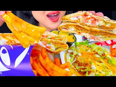 TACO BELL didn’t give me what I wanted today Mukbang ASMR