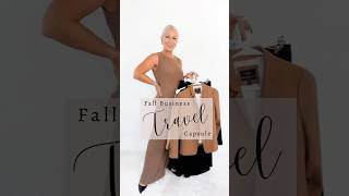 Fall Business Travel Capsule Wardrobe #businesstravel #businesscapsule #travelcapsule #shopltk