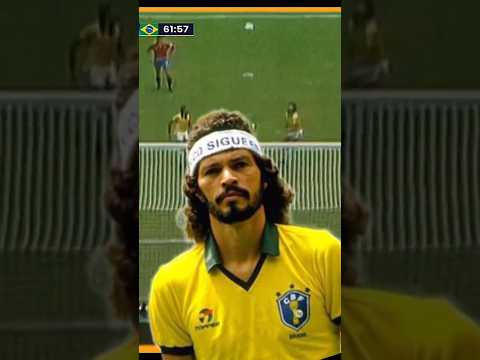 World Cup Mexico 1986 / Goal Socrates/ Brazil vs Spain 1-0