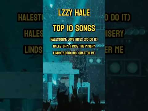 Top 10 songs by Lzzy Hale of Halestorm #lzzyhale #halestorm #femalesinger