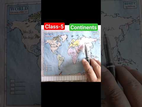 Map work Continents Social studies #ssc