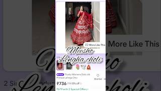 #meshoo lengha choli 🌷 under 1000  #ytshorts #viralshort #lenghacholi #garba #navratrioutfits 2024