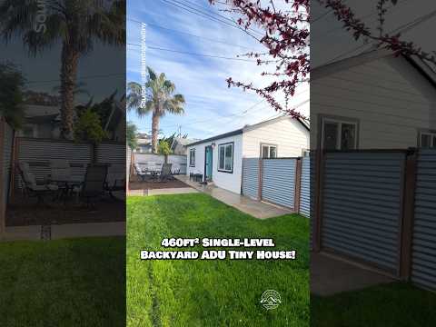 Would you live in this single-level #tinyhouse? 🏡 #sandiego #tinyhome #housetour #smallhouse