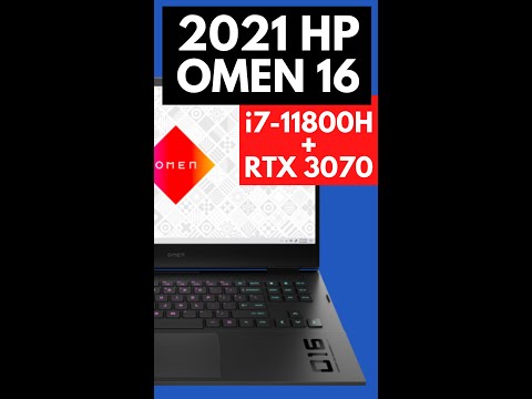 HP Omen 16 Intel Edition i7-11800H + RTX 3070 🔥 #Shorts