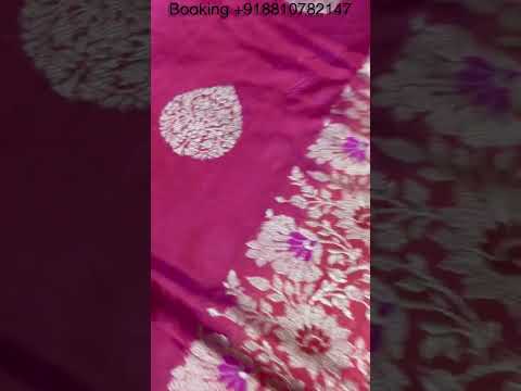 Banarasi Katan Silk Minakari Saree | WhatsApp +918810782147