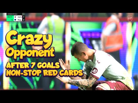 Opponent Went Crazy | After 7 Goals | Fouling Non-Stop and Got Red Cards One After Another! FC 24