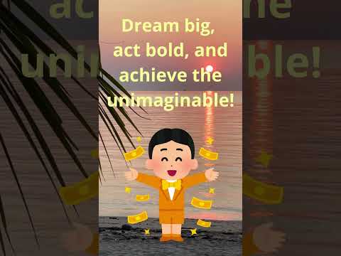 💪Dream BIG, act BOLD and achieve the UNIMAGINABLE! 💰#shorts#finance #emergencyfund#financialfreedom