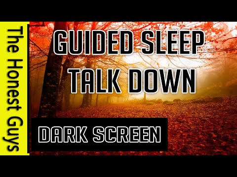 GUIDED SLEEP MEDITATION: The Autumn Village - 2020 Dark Screen Edition