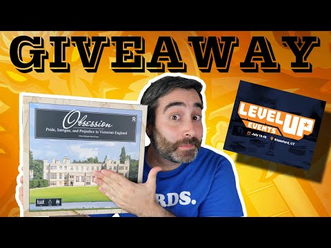 Obsession Board Game Give-away (and LevelUp Retreat!)