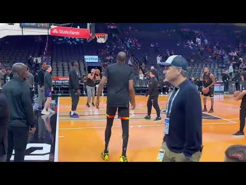 Kevin Durant Pregame Warm Up Before Facing The Los Angeles Lakers