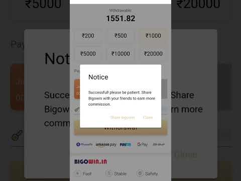 Big win withdrawal proof|| colour prediction winning trick ||  #earnmoneyonline #earningapp